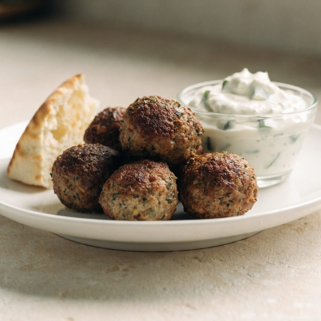 Grilled meatballs